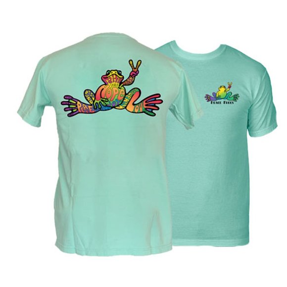 Peace Frogs Other - Peace Frogs Hope Frog Garment Dye T-Shirt ~ X-Large ~ 100% Cotton ~ Brand New!